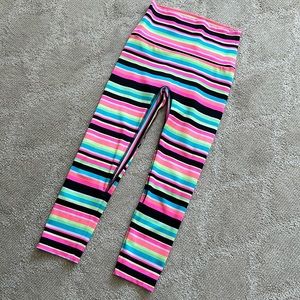 K-DEER striped seamless leggings